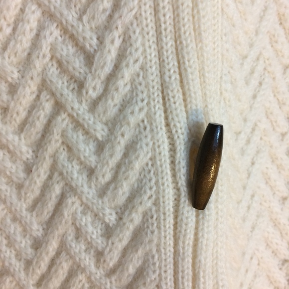 TALBOTS fisherman knit cardigan - Picture 6 of 8